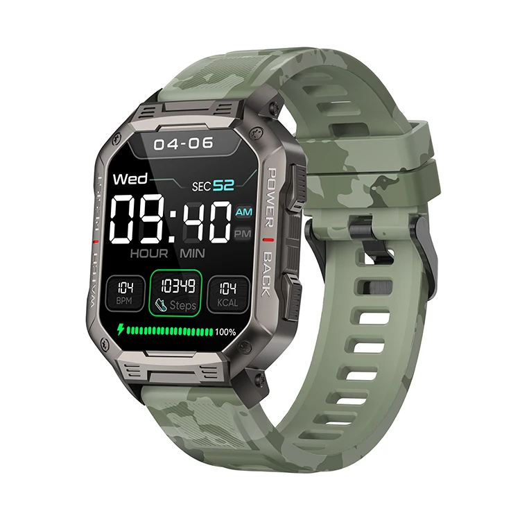 NX3 Square Smart Watch with Call Answer Long Battery Life Outdoor Fitness Health Tracker Sport Smartwatch for Men