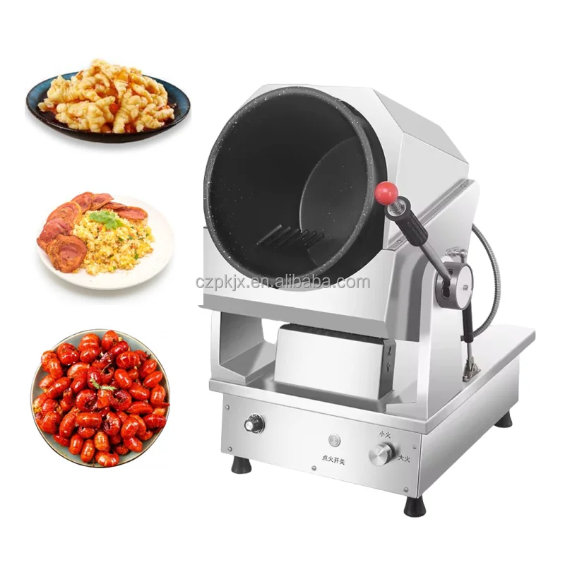 Automatic Wok Self Cooking Robot Drum Fried Rice Machine Fried Rice Stir Mixer Machine