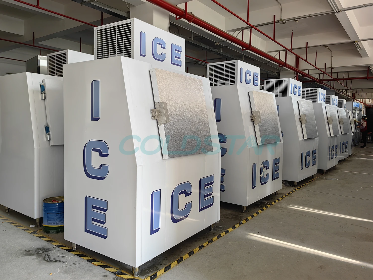 Custom Cold Storage Bagged Deep Ice Cube Freezer Buy Ice Cube Freezer