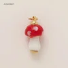Mushroom pendant-Gold