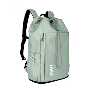 2026 Custom logo Bagpack Gym Sports Youth Soccer Ball Back Pack Basketball Football Bag with Shoe Compartment