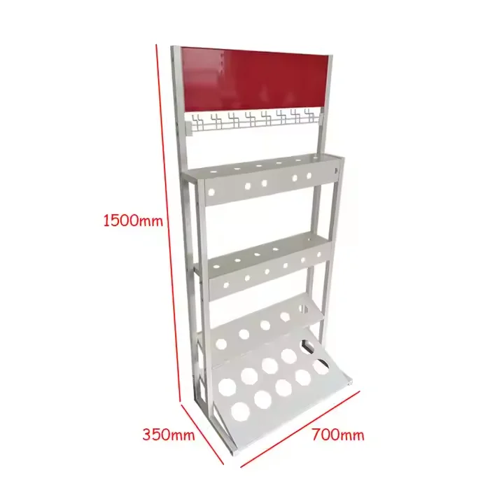 Sanitary Basin Sink Store Factory Custom Metal Shelf Floor Water-Tap Drain Faucet Display Stand for Showroom