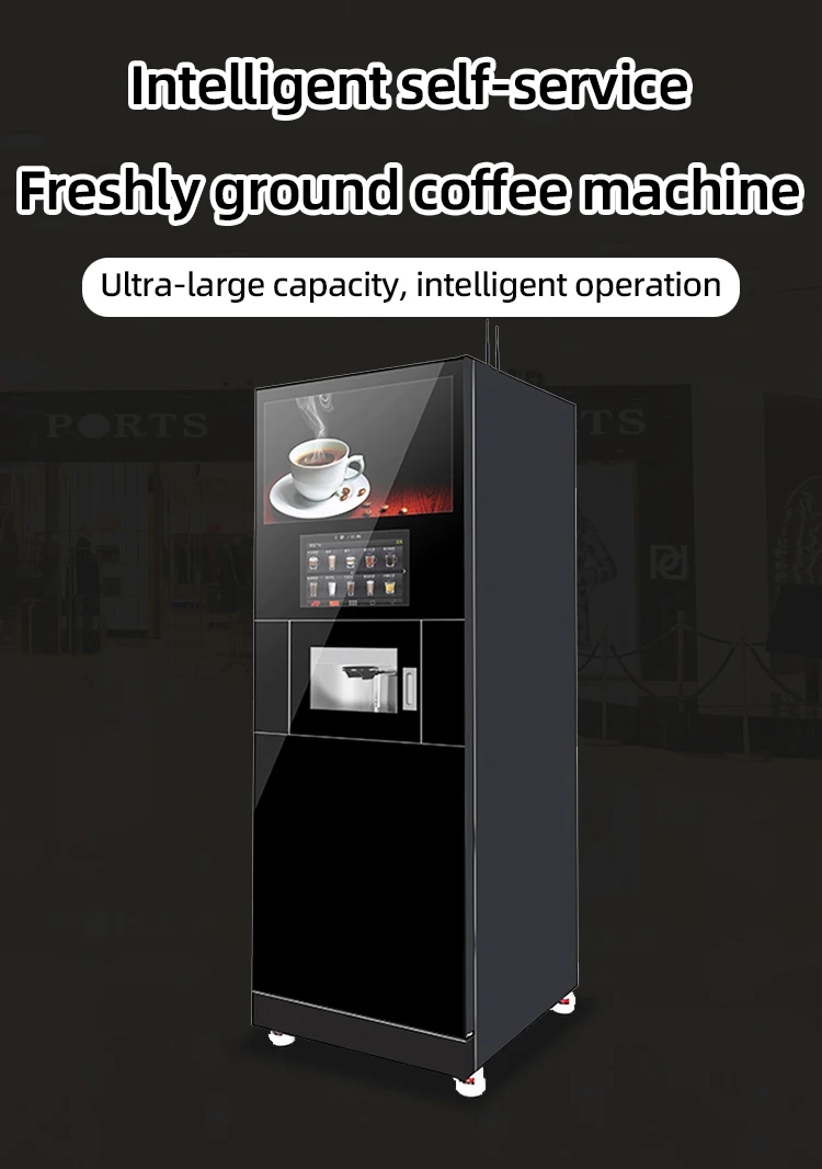 Fresh Ground Coffee Bean Vendlife Vending Machines For Office Mall