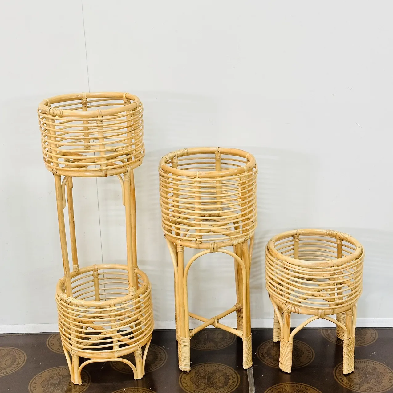Best Seller 2023!!! Rattan Plant Stand And Flower Pot,Plant Pot,Garden