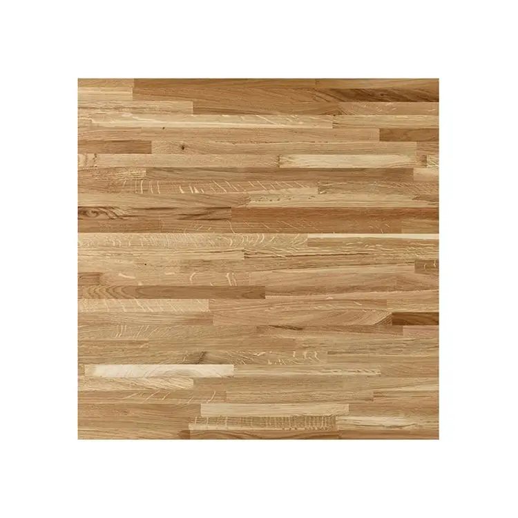 High Grade natural colour oak panels solid wood board modern wooden timber worktop