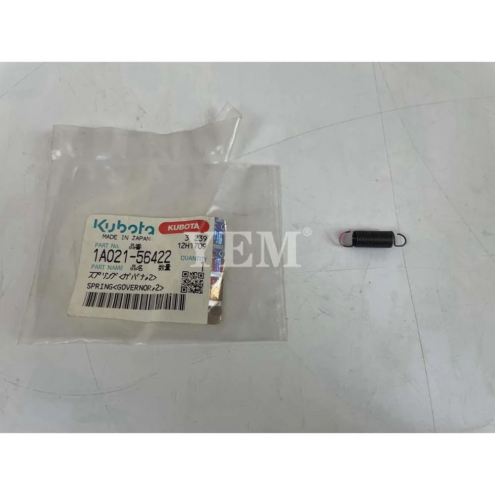 D1503 Spring(Governor 2) 1A021-56422 for Kubota Excavator Engine