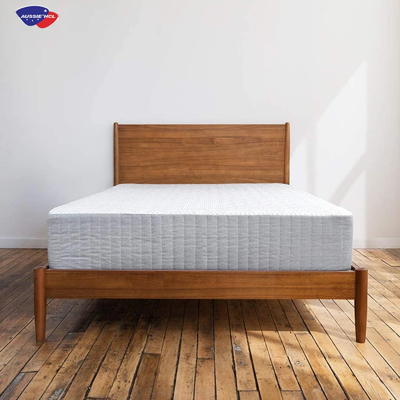High Density Sponge Natural Latex Silk Fabric Memory Foam Pocket Spring Mattress