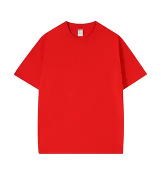 Summer new arrival unisex oversize t shirts 100%Cotton 230GSM cotton tshirts plain bulk t-shirt unisex
