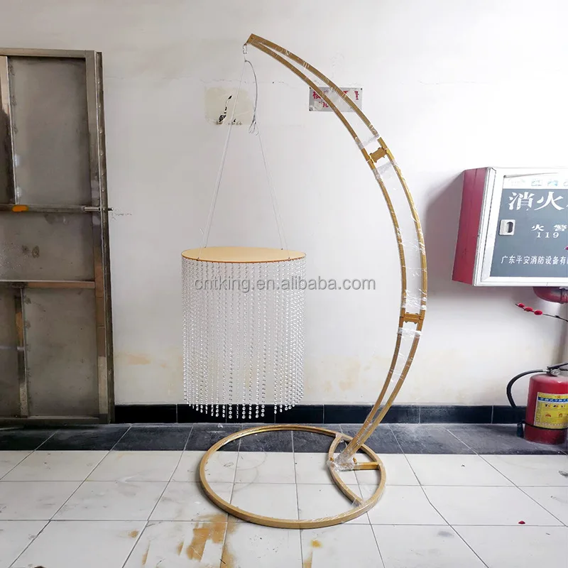 Suspended Wedding Cake Swing Stand Arch Hanging Chandelier Cake Stand