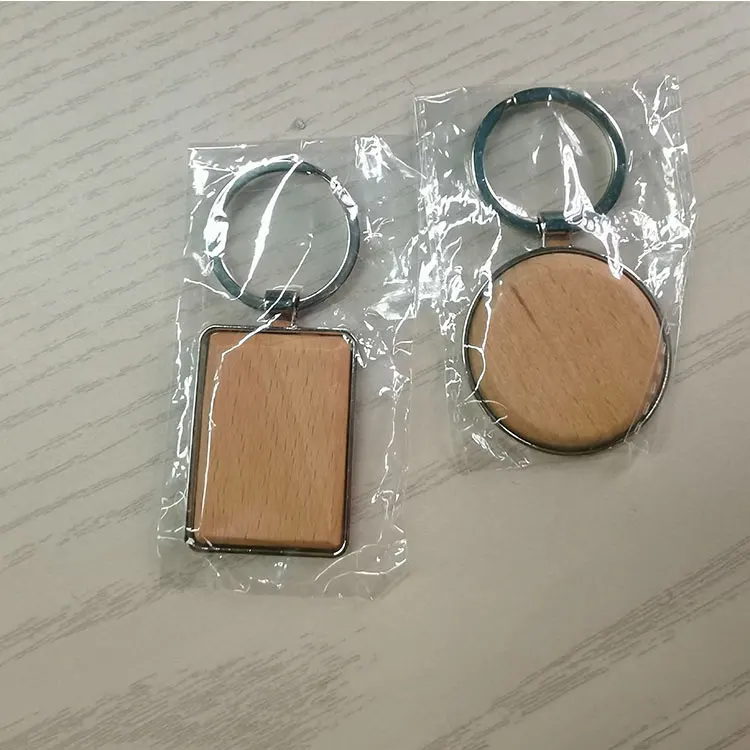 Sublimation Engraved Key Ring Key Holder Key Chain Round Keyr Blank Key