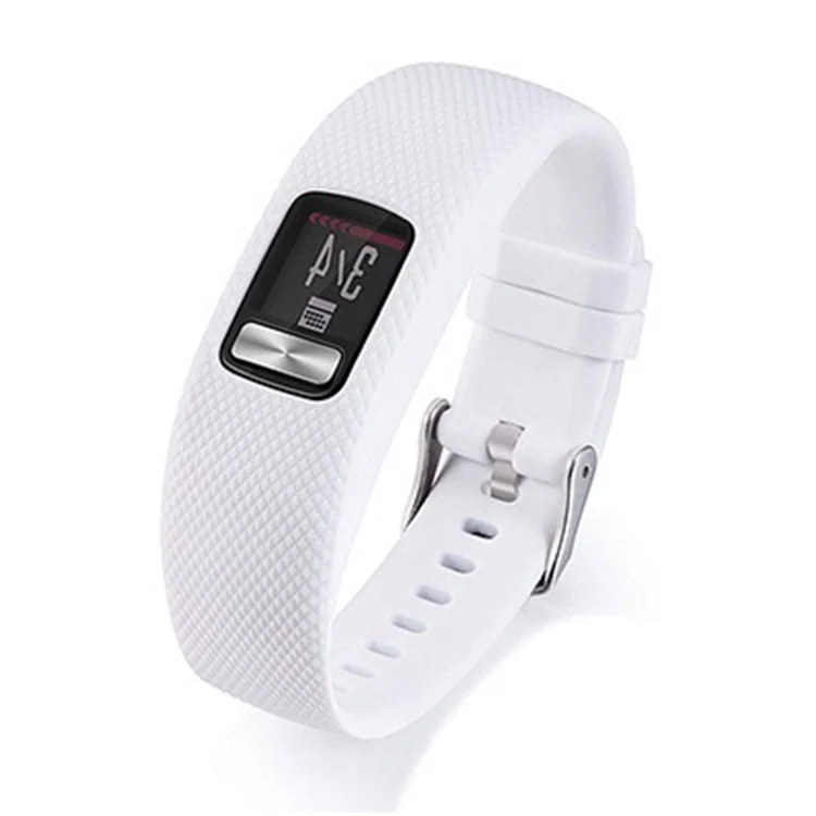 Garmin Vivofit 4 Replacement Silicone Smart Watch Band Durable Rubber Wristband