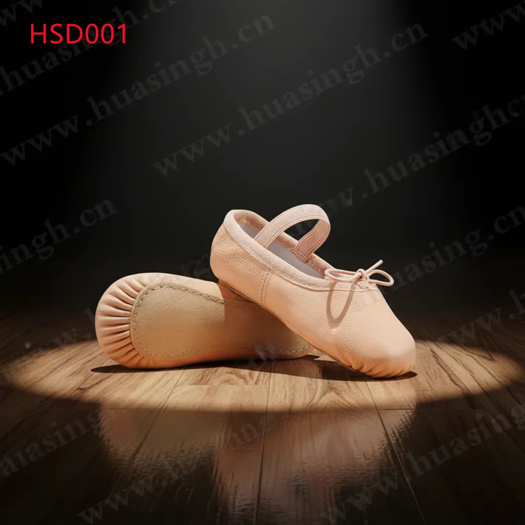 HY,2026 Dance Practice Baby/adult Size Multi-colors New Ballet Shoes USA Popular Natural Suede Leather Sole Dancer Shoes HSD001