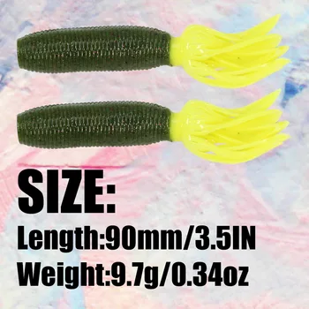 Soft Bait Sinking Shrimp Artificial Biomimetic Soft Worm Lure Stainless Steel 3-Piece Black Pit Special Salt-Added Super – Soft Lure – view 4
