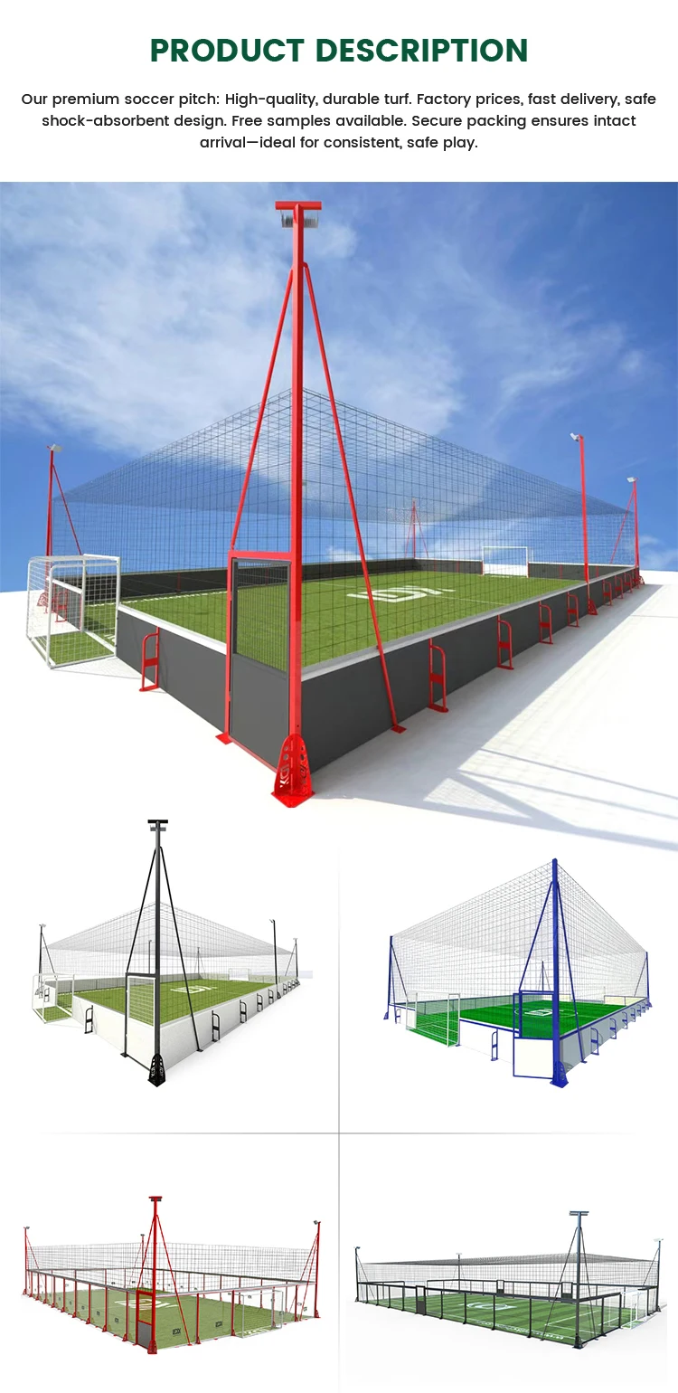 LDK Professional Soccer Pitch Equipment Gazons De Football Modular Soccer Court in Guangdong