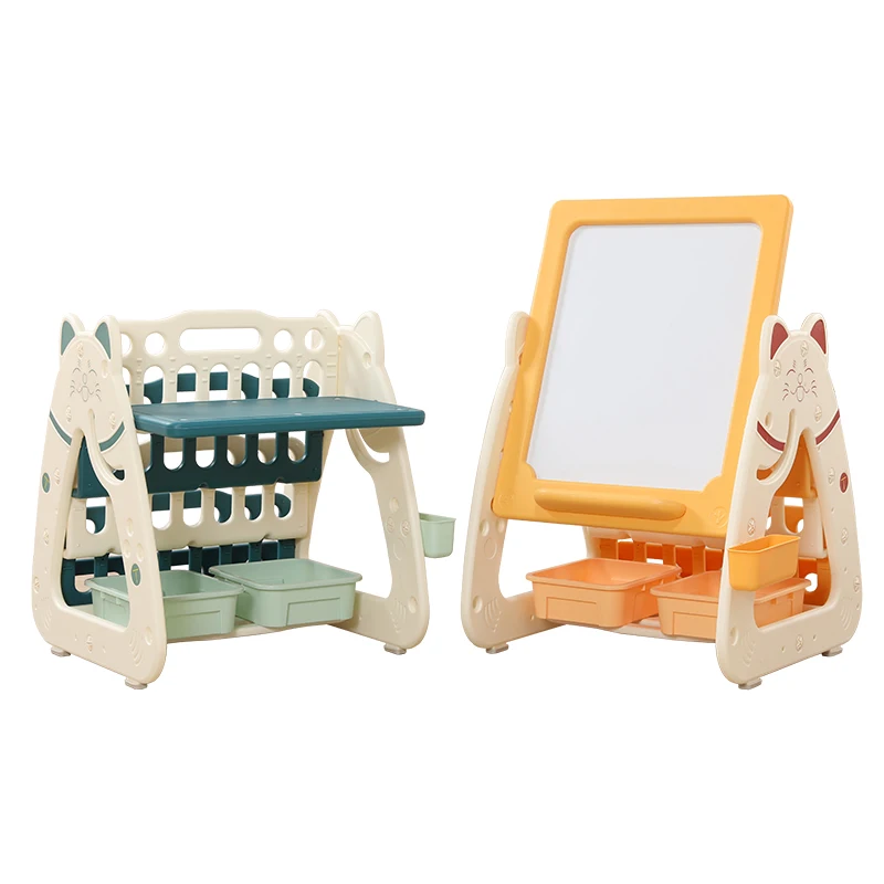 Штабелируемые многофункциональные пластиковые игрушки проектор детская магнитная доска для