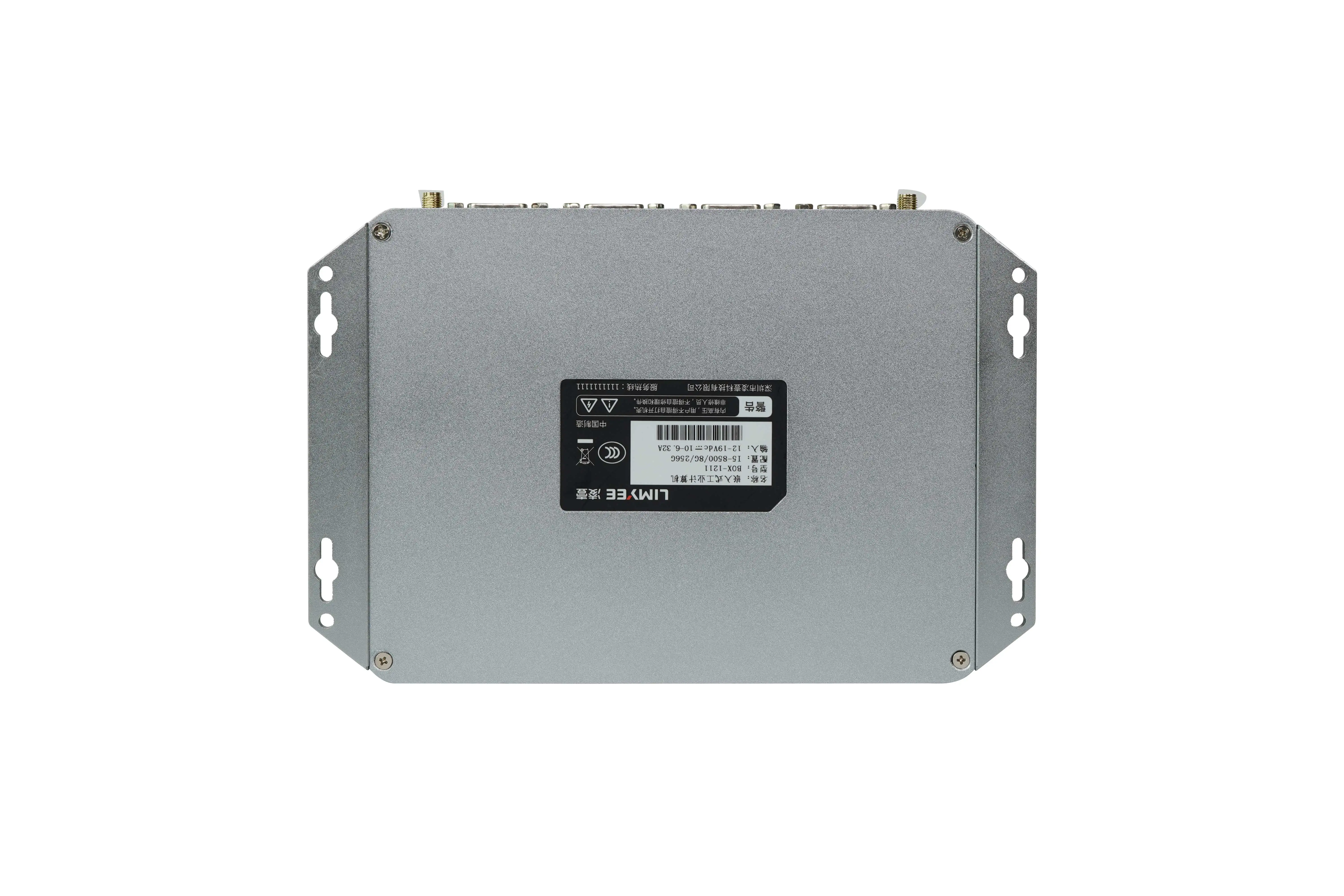 ZEROONE Fanless Mini Pc Embedded Industria Computer Rugged Design X86 Single Board Computer COM Port  LAN WIN 10 Dual Display