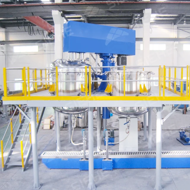 SIEHE Factory Customized Emulsion Acrylic Paint Production Line 1000L-30000L Water-based Paint Complete Paint Production Line