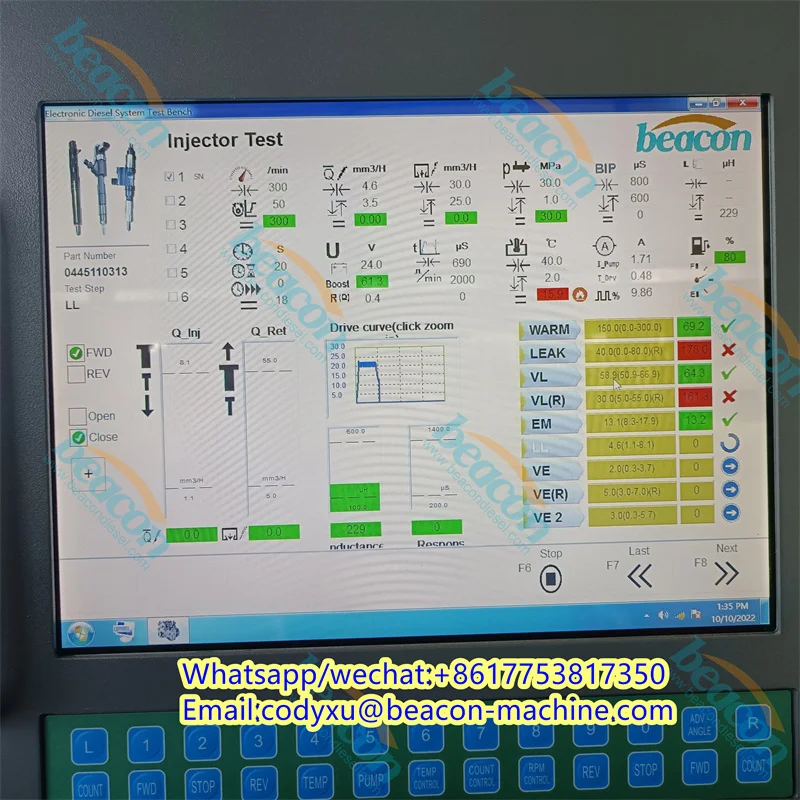 High Quality Beacon CR Injector and Pump CRS900S Common Rail diesel Pump test Stand Bench Machine Equipment