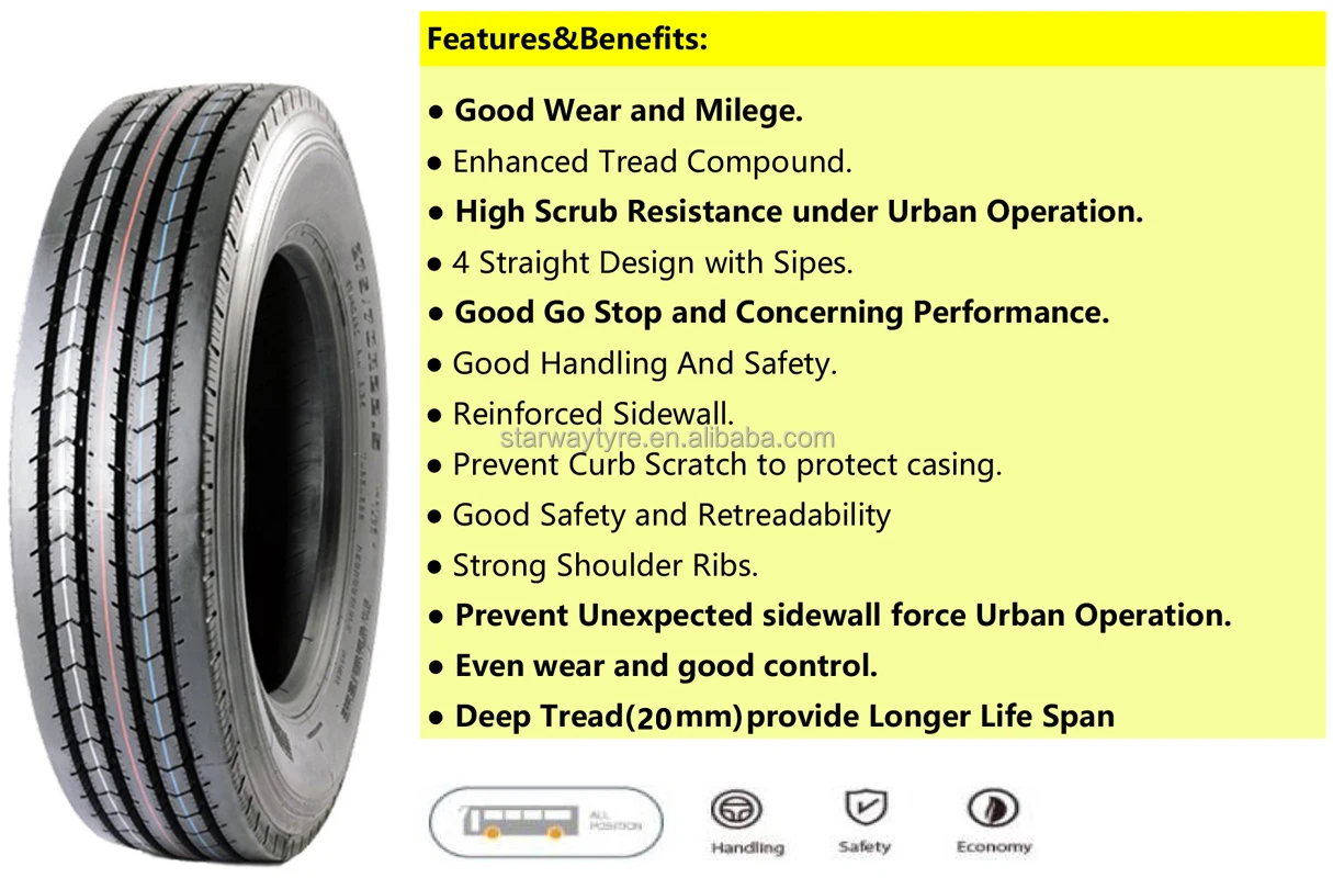 275/70R22.5 Urban Bus Tire - Durable & Efficient Performance
