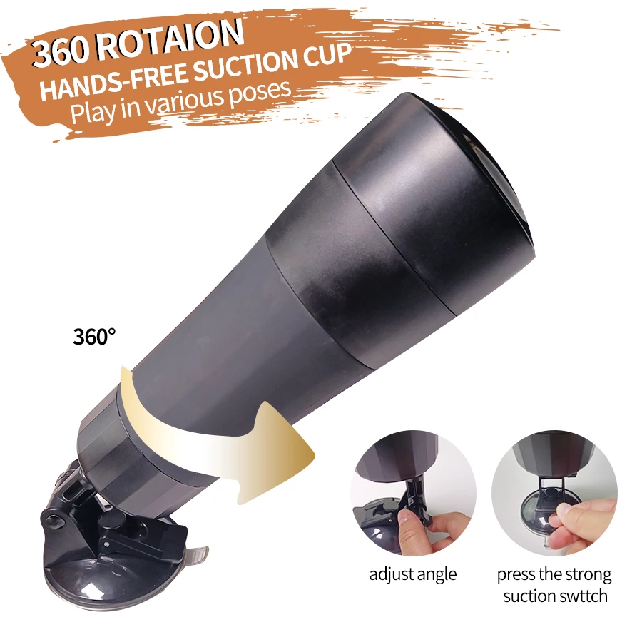 vakuum penispumpe Male Handsfree Smart Masturbator Cup Penis Training Stroker Vibrator  Massage Toy