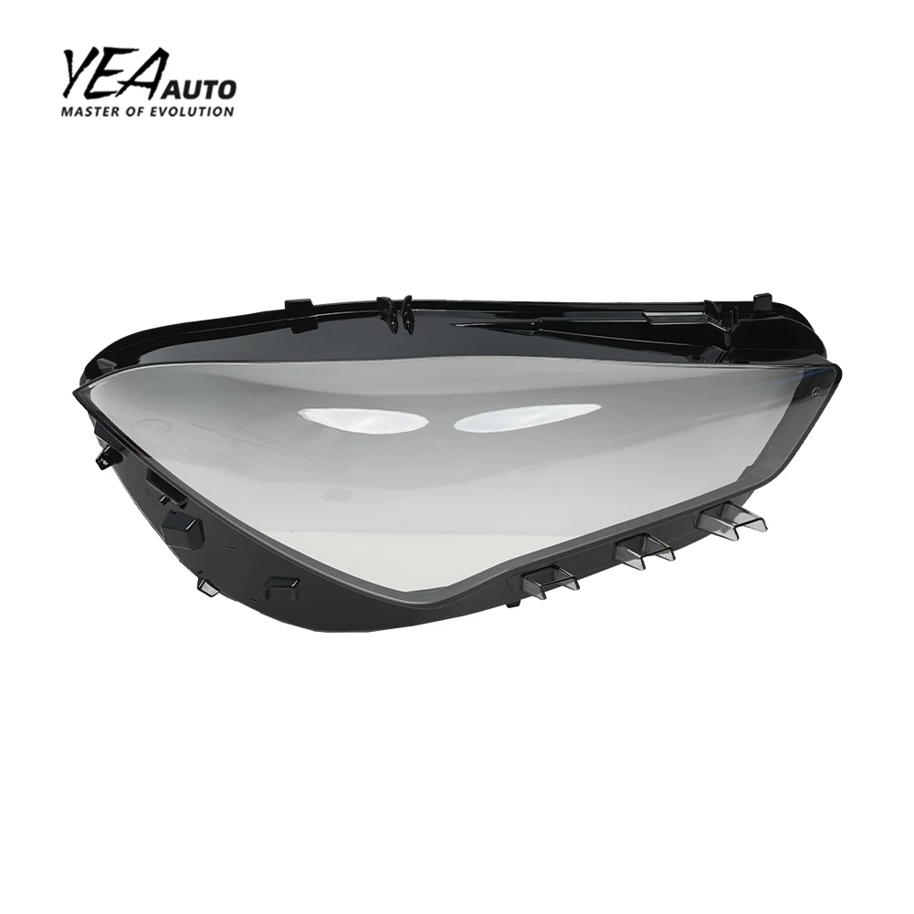 product car headlight glass pc lampshade cover lens for mercedes benz cla w118 headlamp glass shade lens cover 2020 2021-6