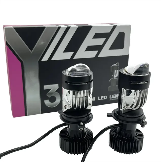 Y3 Pro H4 Mini Led Projector Lens 55w High Power Led Headlight for Universal Car Factory Wholesale