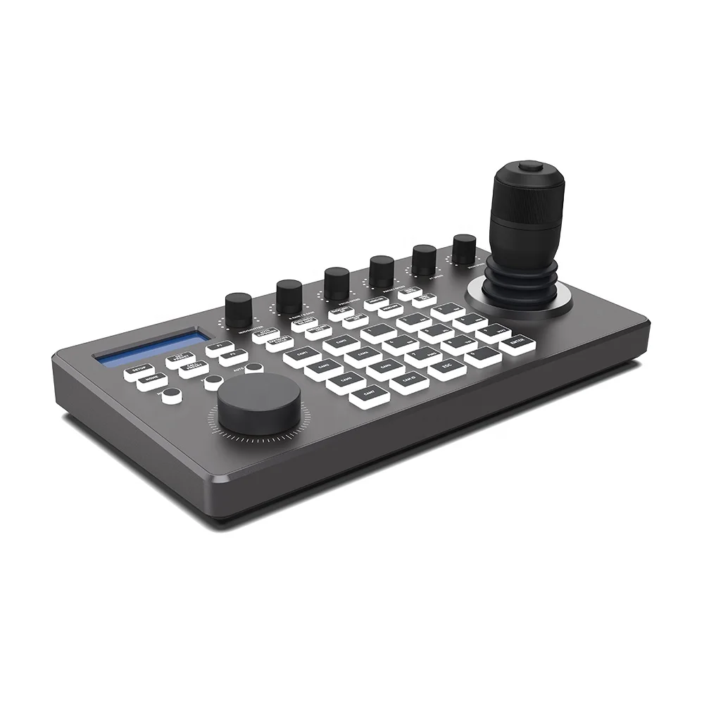Video Conference Camera with Silicon Buttons  4K HD Video Cameras Control Panel 4D Joystick PTZ Controller