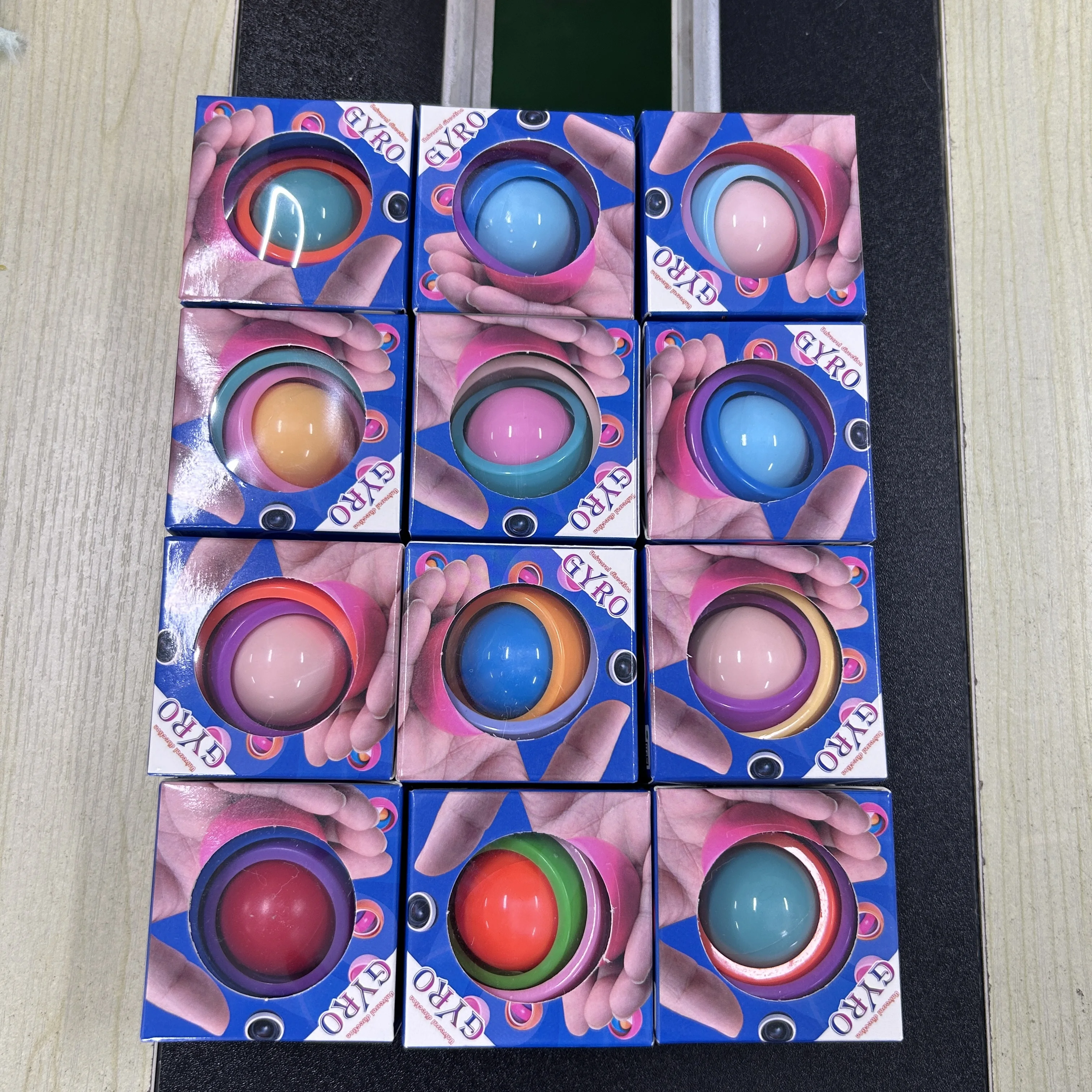 Jouet Fidget Gyroscope à Billes - Anti-stress, Pour Enfants Et Adultes - Diamètre 5 Cm, En ABS - Cadeau Bureau, école