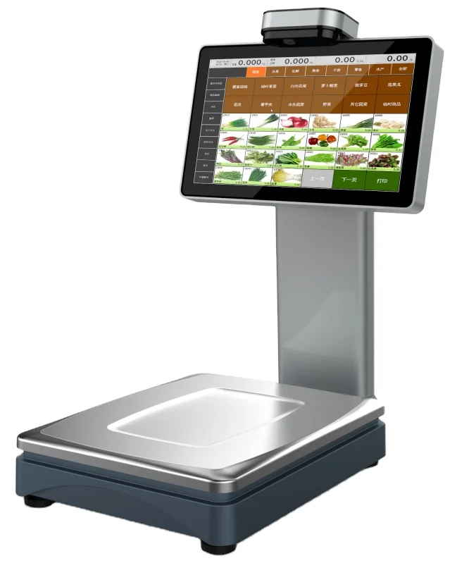 Touch Screen POS Weighing Scale AI Scale Send Weighing Date to Connect