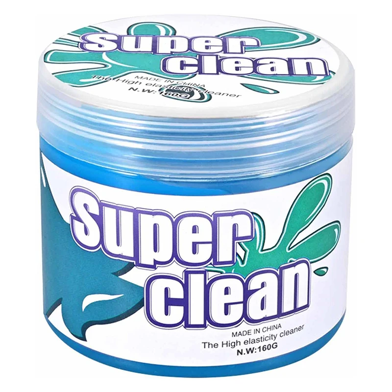 Practical Durable High Quality Magic Soft Sticky Clean Glue Gum Silica Gel Car Keyboard Dust Dirt Cleaner Cute Green Slime