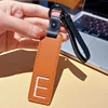 Brown letter card-e