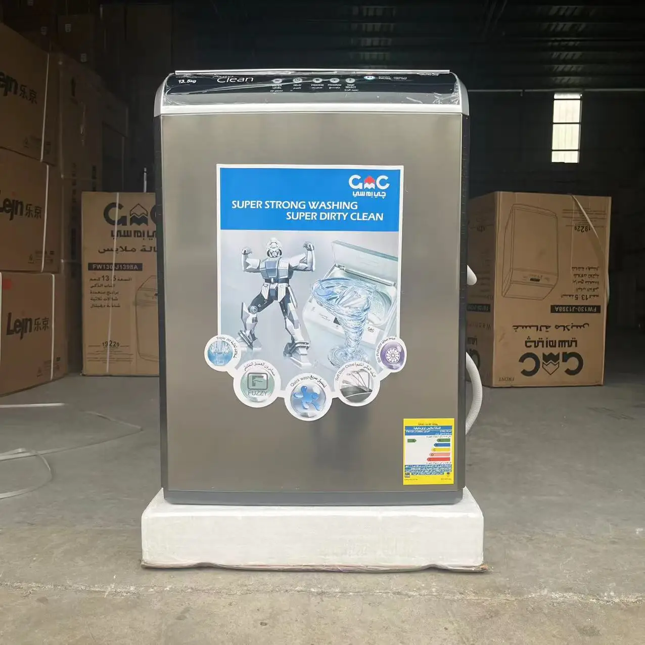 13.5kg Top Load Impeller Household Automatic Washing Machine Stainless