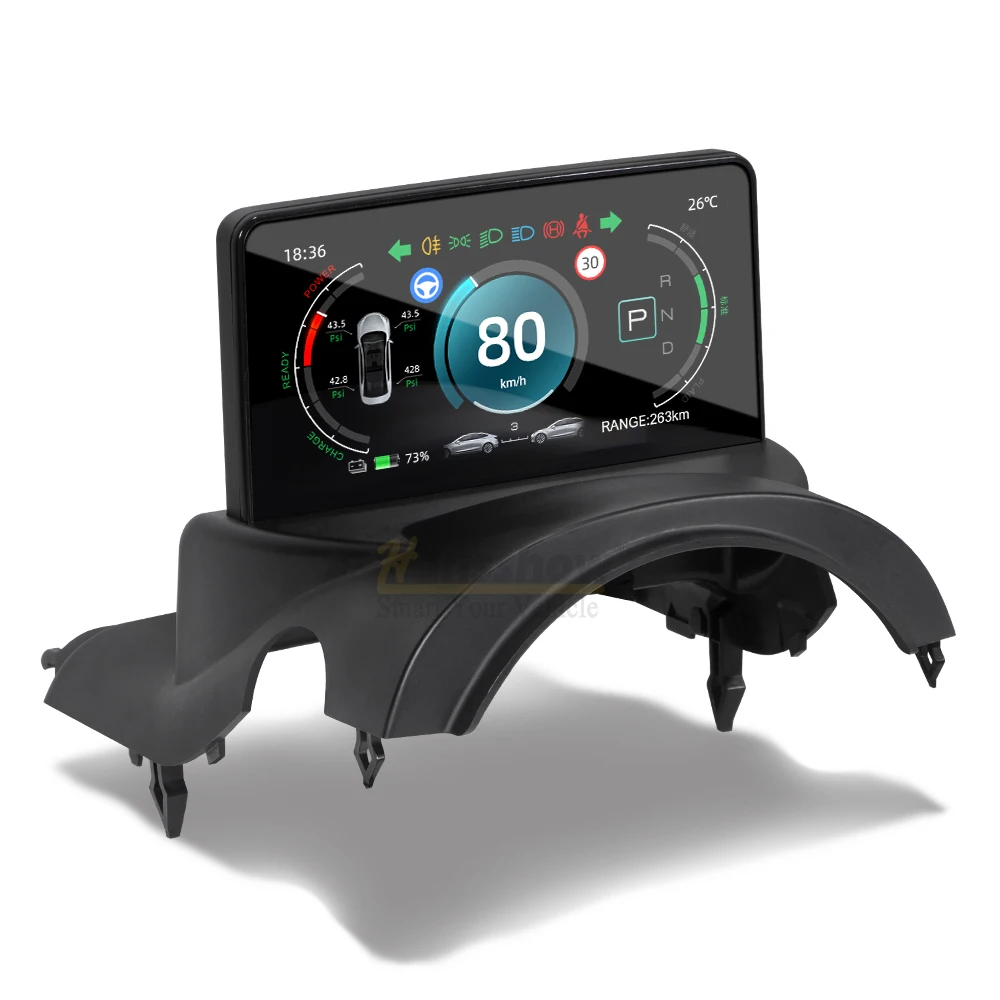 Hansshow Model 3 & Y Mini Driver View Dash & Lcd Display Screen