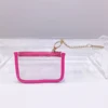 Hot Pink Clear Coin Purse