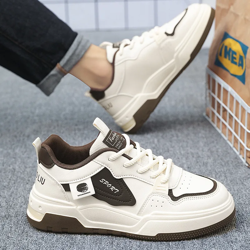 Men's Shoes Summer Breathable 2024 New Versatile Sports and Casual Board Shoes Unique Original Men's Trendy Shoes
