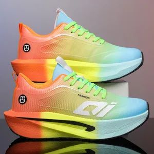 New Non - slip and Wear - Resistant Running Shoes for Marathon Race Carbon Plate Cushioning Rebound Soft Sole Sneakers