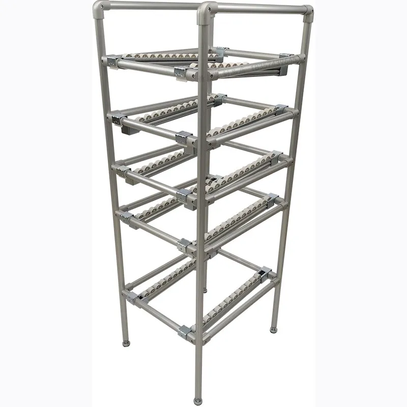 First-in-First-out Fluent Rack Third Generation Wire Rod 1000 Series Aluminum Alloy Lean Tube Shelf China