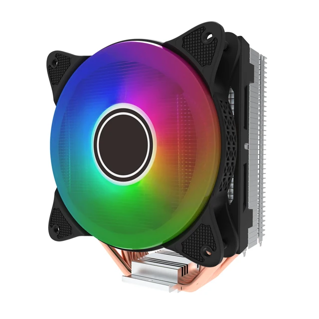 Computer CPU Radiator TJ600 RGB CPU Air Cooler  RGB CPU Cooling Fan with 6 Heat Pipes