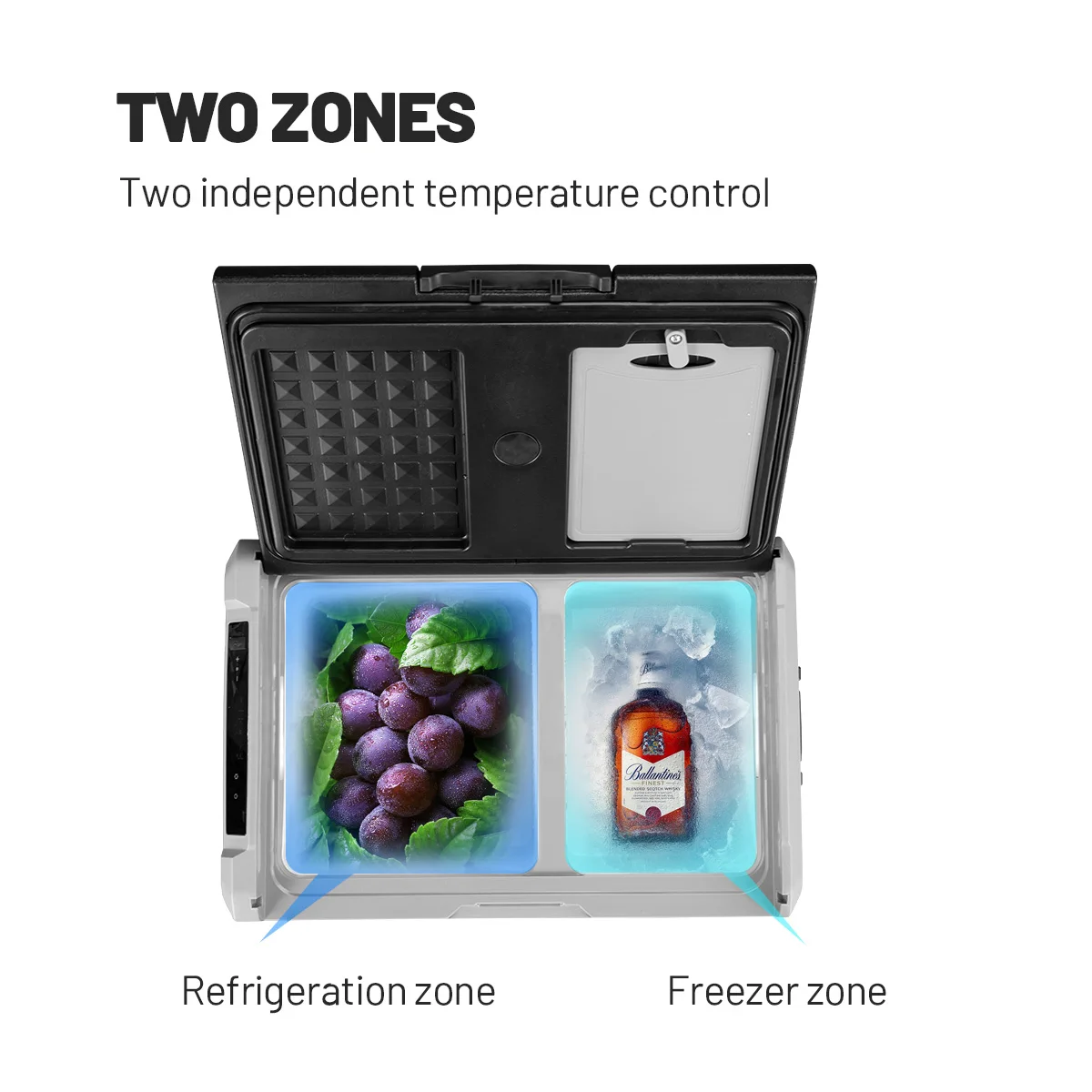 TW95 AC 12V 24V Portable Refrigerator for Caravan Camping