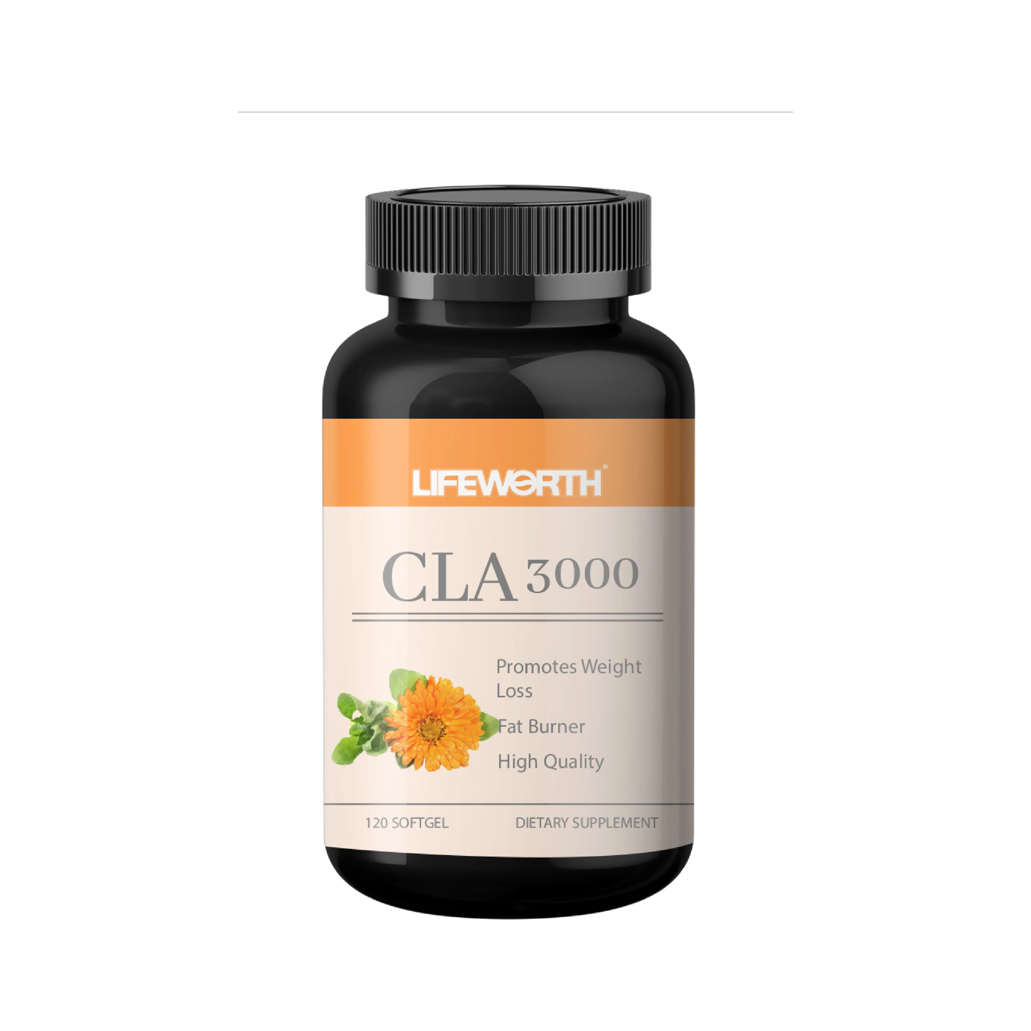 LIFEWORTH Extra High Potency Safflower Oil Capsules Healthy Wei Management Complex Vitamins Minerals Supplement for Adults Lean