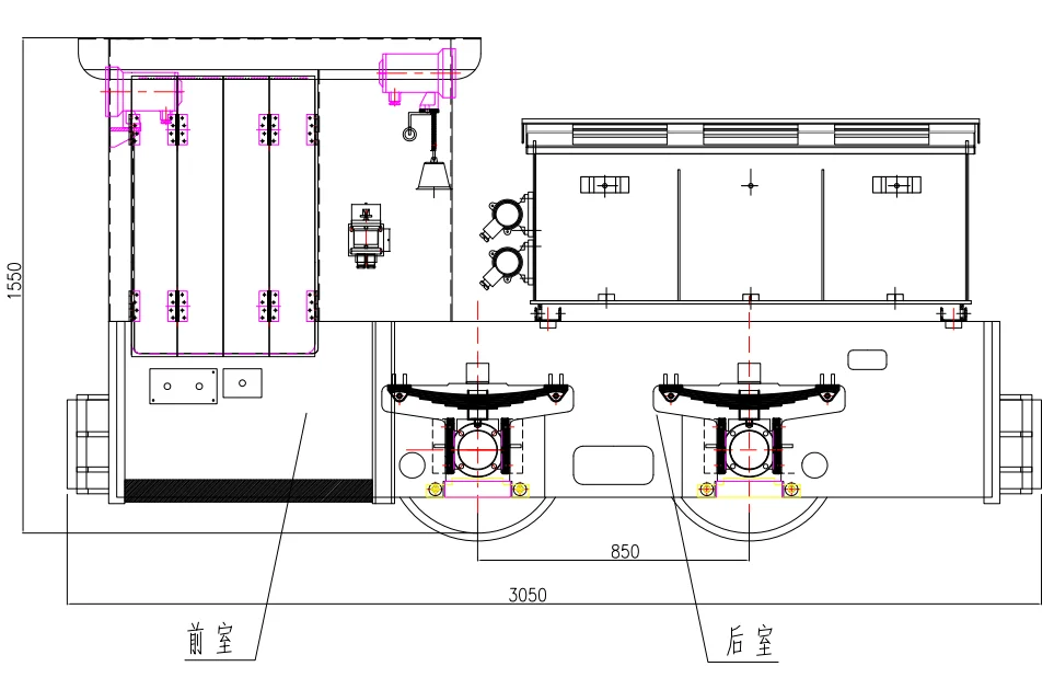 product mining explosion proof electric locomotive customizable underground tunnel narrow gauge tractor with bearing  pump 5t capacity-15