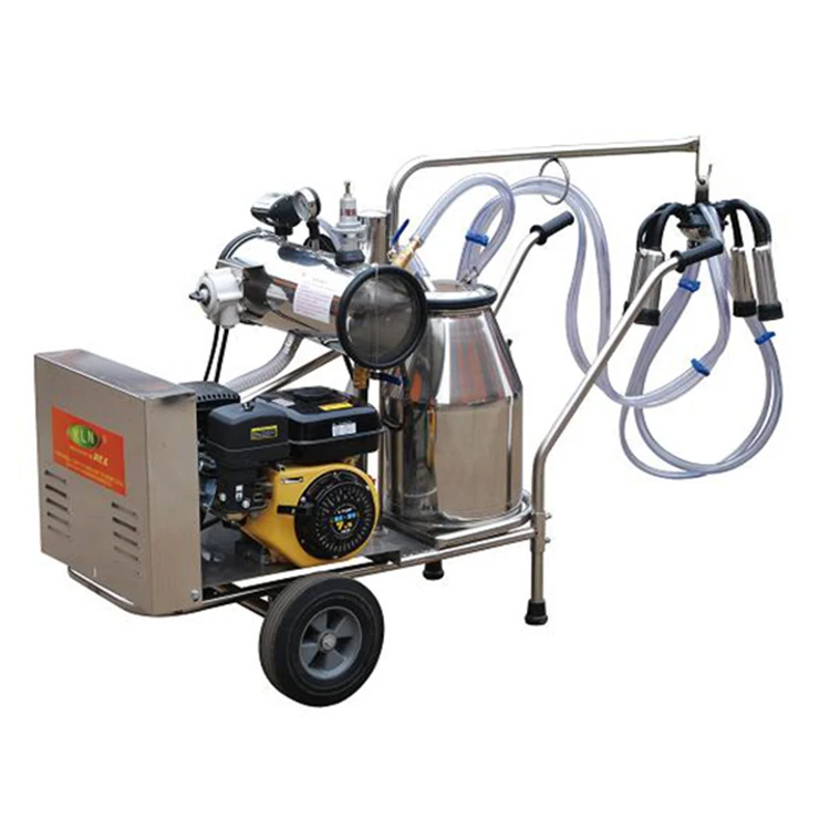 Solar Energy Fully Automatic Goat Single Trolley Bucket Milking Machine Price