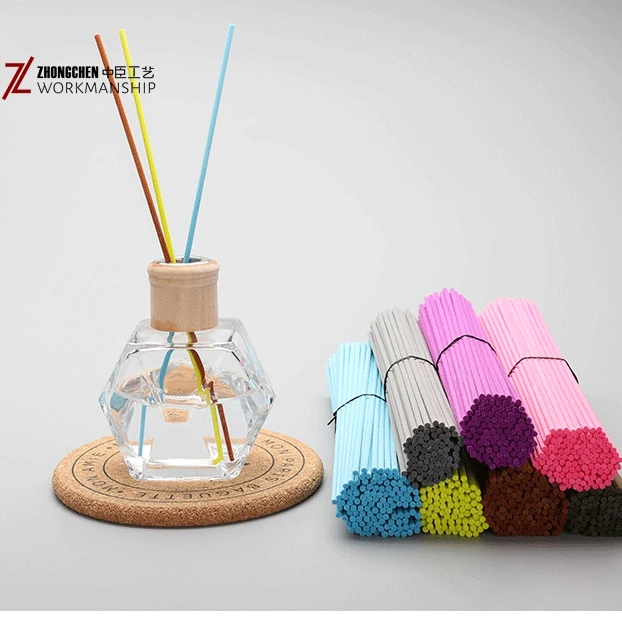 Free Sample Black White Color Synthetic Fiber Reeds Sticks Essential Oil Aroma Diffuser Sticks