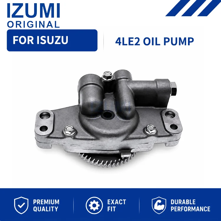 IZUMI ORIGINAL 4LE2 Oil Pump diesel engine parts for Isuzu Excavators Loaders