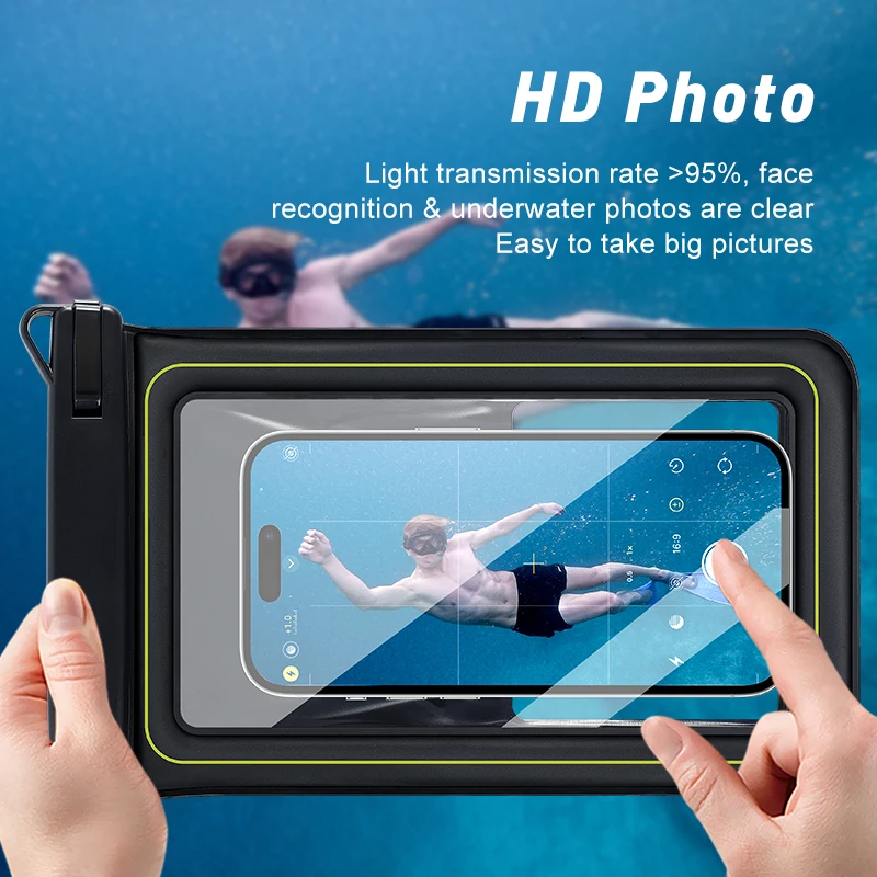 Новинка водонепроницаемая сумка для телефона 7 5 дюйма из ПВХ IPX8