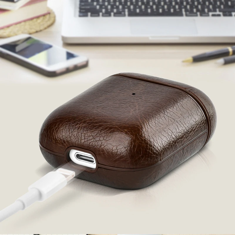 Charging Case for Airpods 1 2 3rd Pro 2 Generation Case Cover Leather Cover With Carabiner for Airpod Case 2023