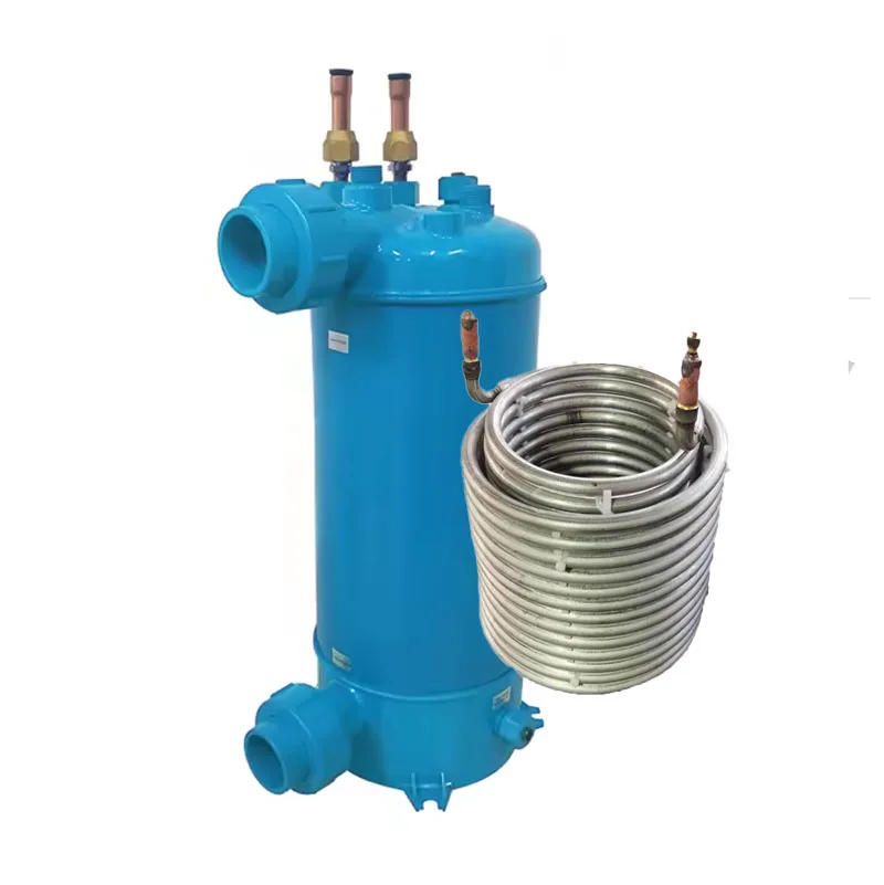 Titanium Water Coil Screwed Twisted Pipe Tube Titanium Coil for Seawater Heat Transfer Exchange