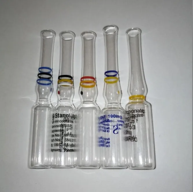Disposable Ampoules 1ml 2ml 3ml 5ml 10ml Amber clear Tubular Medical Ampoule Bottle/Breakable Thin Glass Vial for Injection
