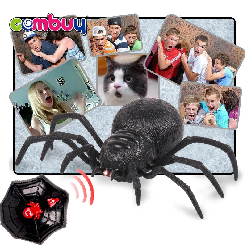 Remote Control Realistic Moving Play Rc Plastic Spider Toy