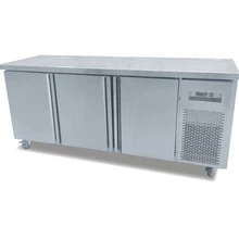 Kitchen Worktable Freezer Stainless Steel Working Platform Freezer Work Bench Refrigerator